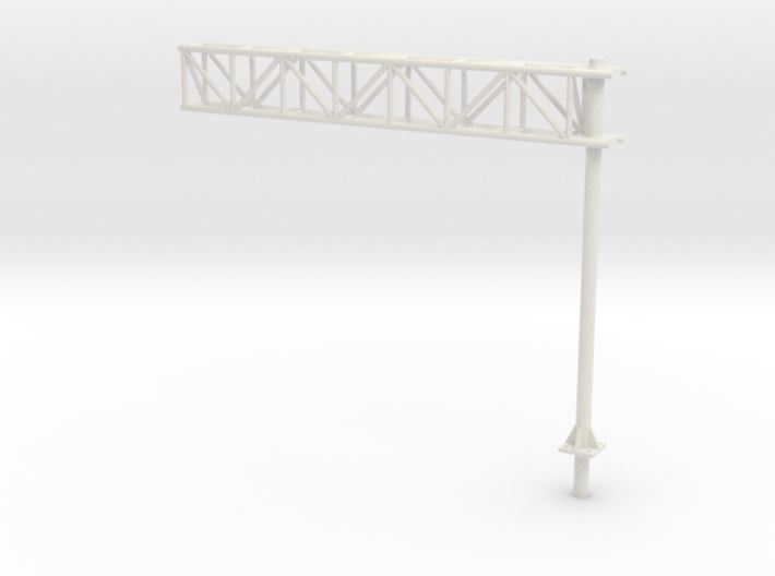 HO Scale Sign Cantilever 3d printed