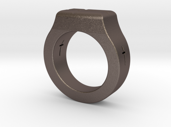 Holy Cross Ring 3d printed