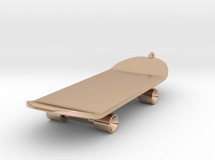 Skateboard Charm 3d printed
