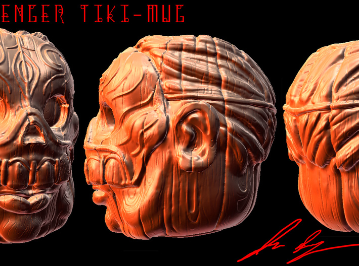 Dr. Killinger Tiki-Plastic 3d printed