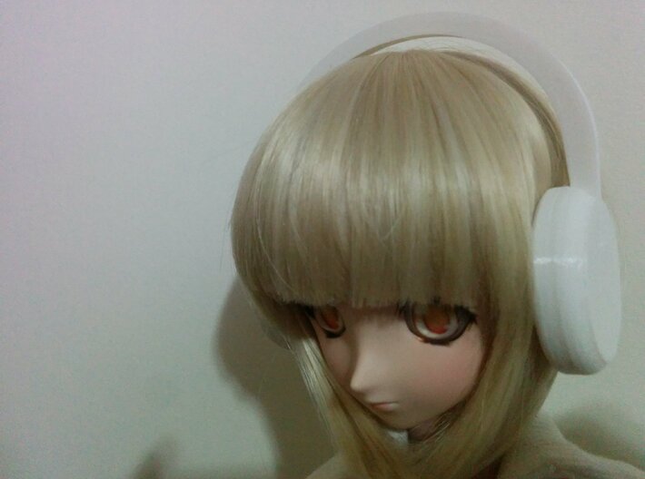Doll Headphones 3d printed 