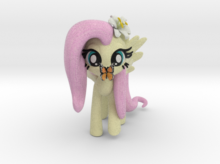 Fluttershy 1 Full Color - XL 3d printed 