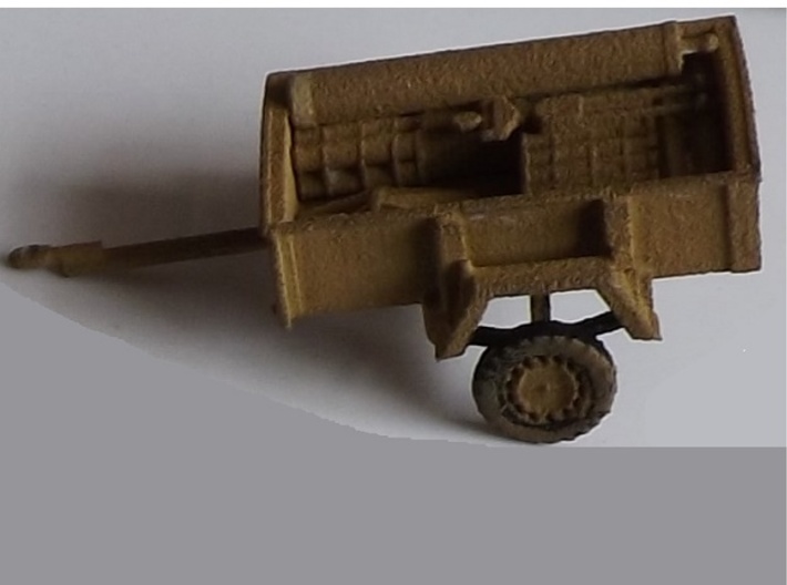 1/72nd Scale 4.2" Mortar Trailer 3d printed 