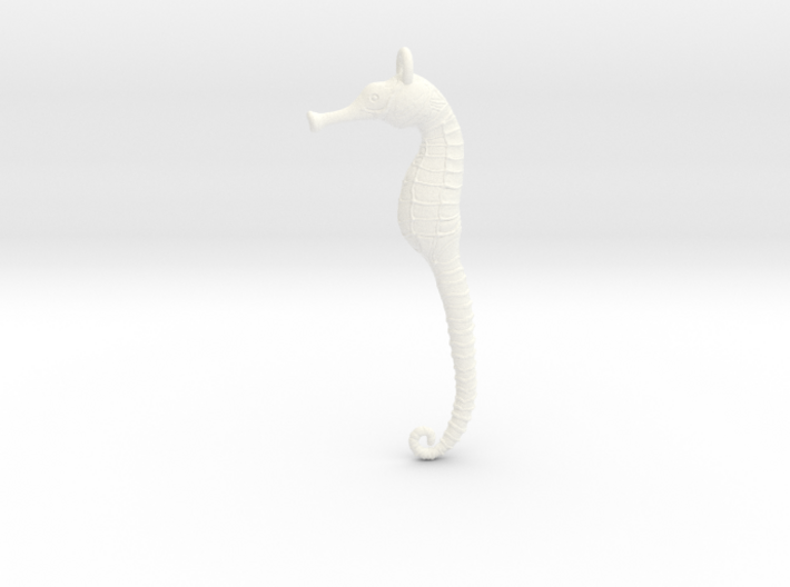 Sea Horse Pendant 3d printed