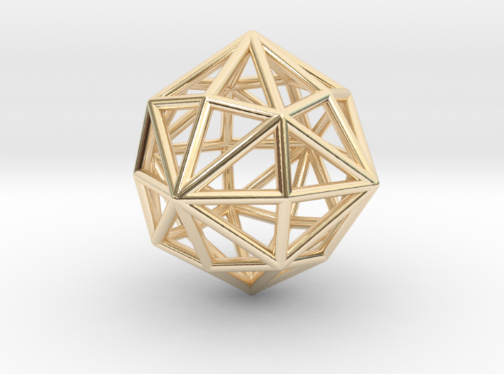 0397 Disdyakis Dodecahedron E (a=1cm) #001 3d printed