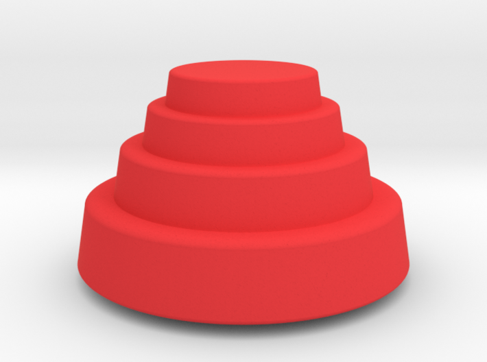 DRAW paperweight - terraced dome solid 3d printed