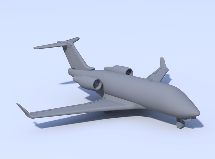 1:400 - Challenger 604 3d printed