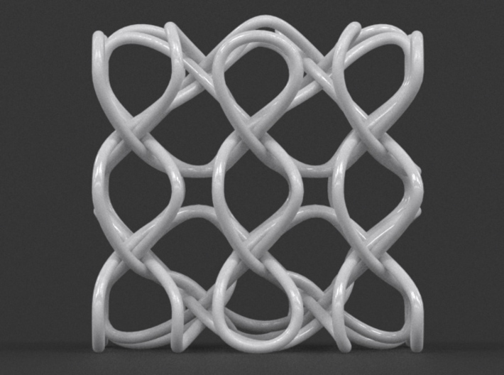 Hexad Knot Cube 3d printed 