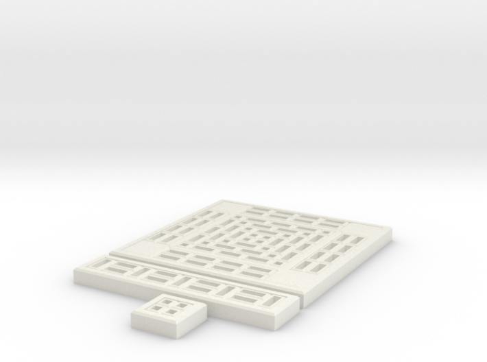 SciFi Tile 06 - Standard walkway 3d printed