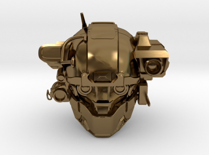 Halo 5 Argus/linda 1/6 scale helmet 3d printed