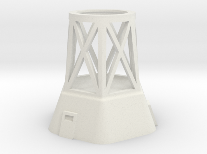 Concrete Tower Base Section 3d printed 