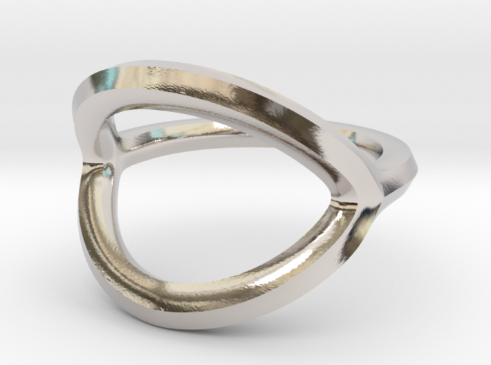 Arched Eye Ring Size 8.5 3d printed