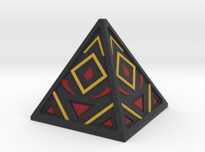 Sith Holocron 3 (full color) 3d printed 