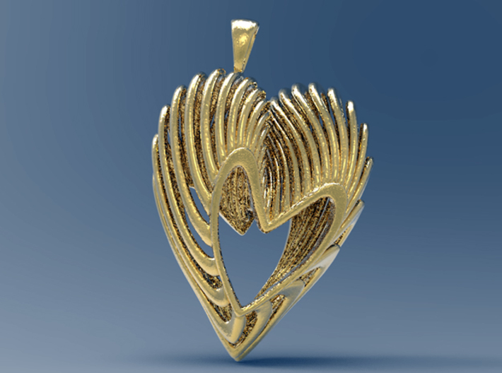 The Open Heart 3d printed 