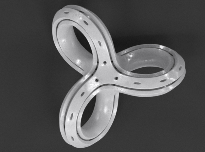 Infinity Knot Pendant 3d printed 