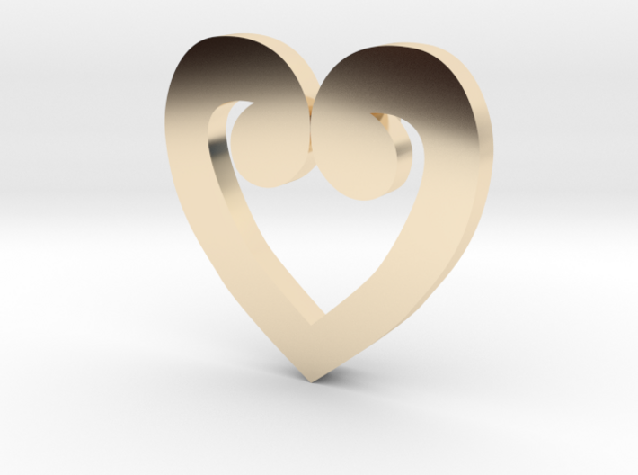 Heart Numero Uno 3d printed