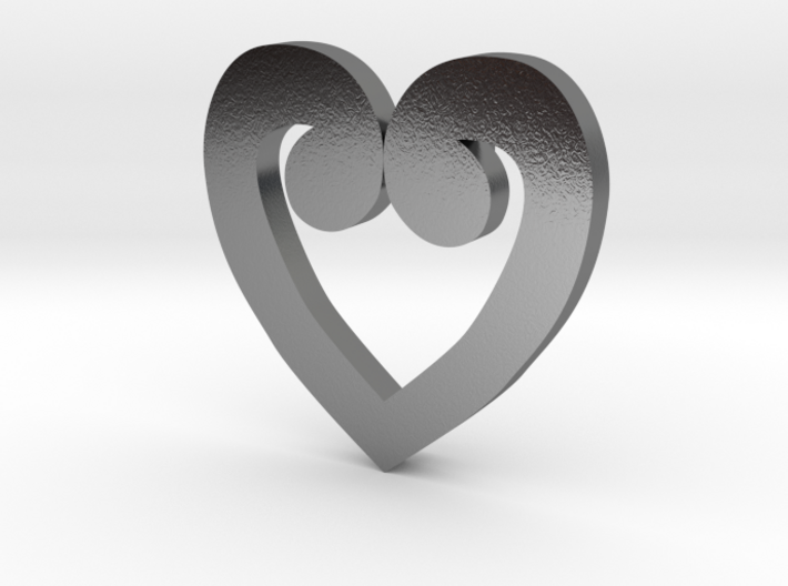 Heart Numero Uno 3d printed