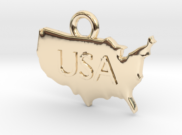 USA Pendant 3d printed