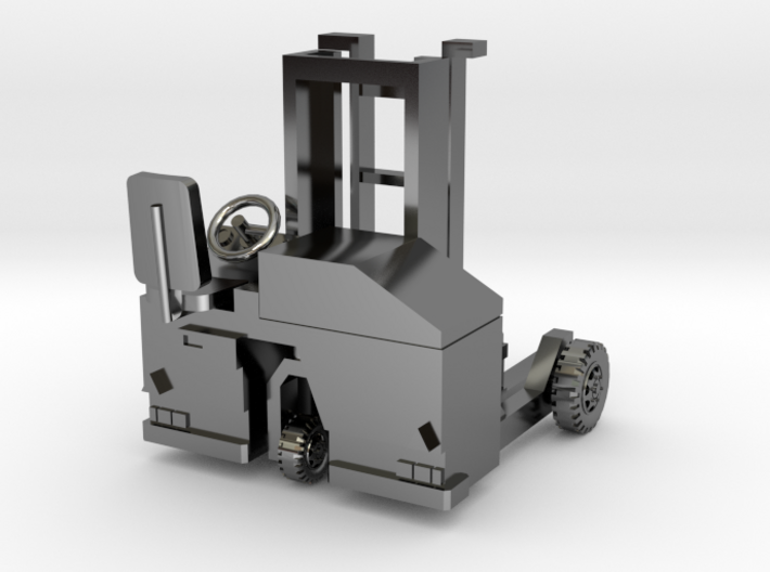 00 scale: Forklift, vorklift, Kooiaap, Gabelstaple 3d printed