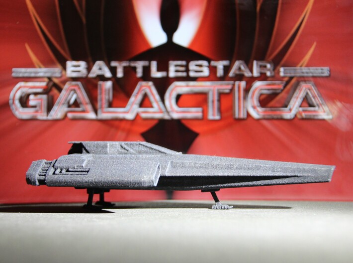 Blackbird Landed (Battlestar Galactica) 3d printed