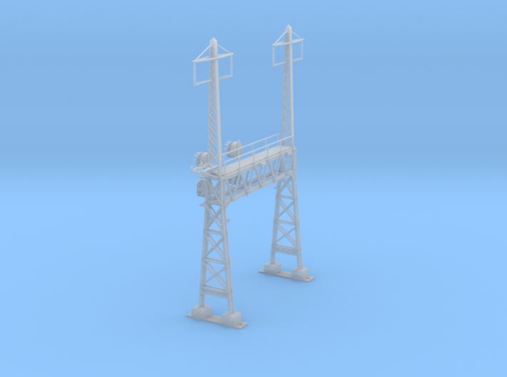 CATENARY PRR LATTICE SIG 2 TRACK 2 PHASE N SCALE 3d printed