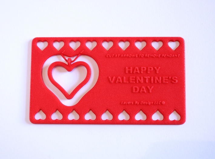 My 3D Printed Valentine - Customizable 3d printed 