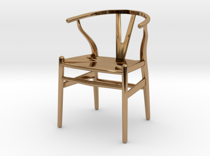 Wishbone style chair 1/12 scale 3d printed