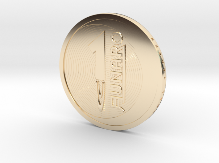 Lunaro Sterling. 2014, coin 3d printed