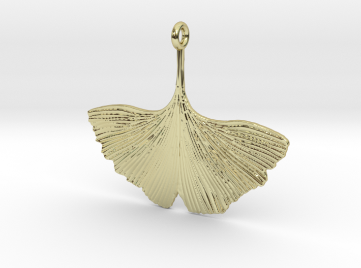 Ginkgo Necklaces 3d printed