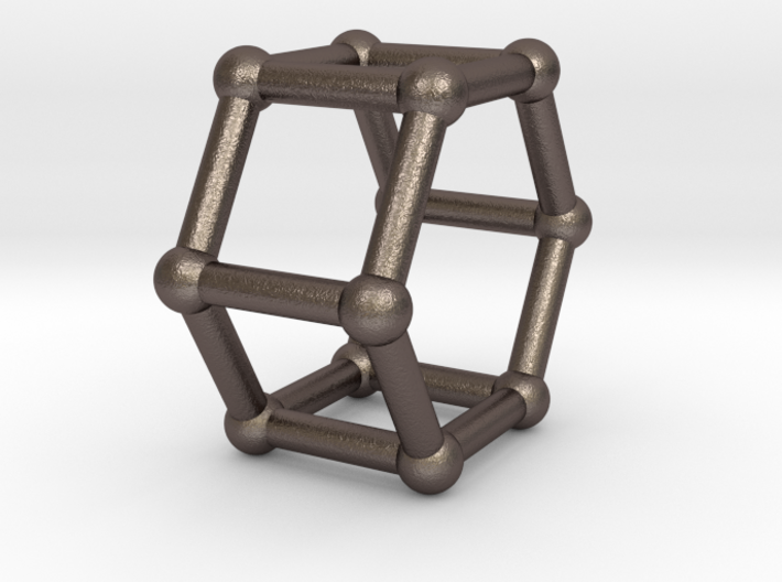 0422 Hexagonal Prism (a=1cm) #002 3d printed
