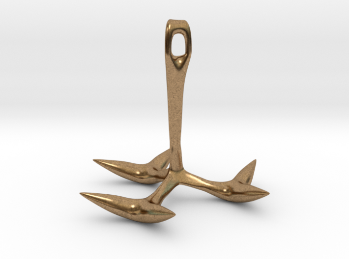 Grappling Hook Double Spike 3d printed