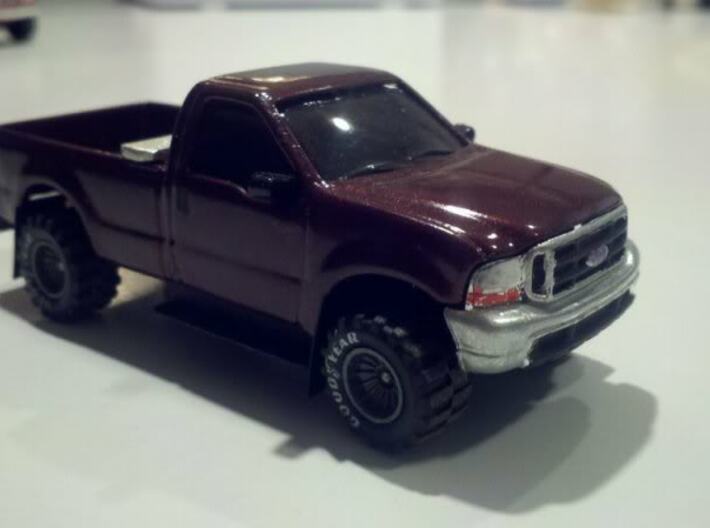 1/64 Newer style Ertl Ford Truck Interior 3d printed
