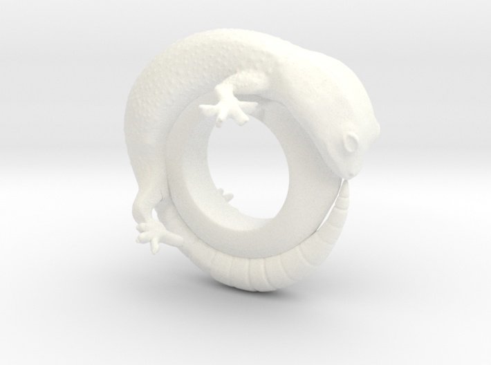 Gecko Ring Size 7 3d printed