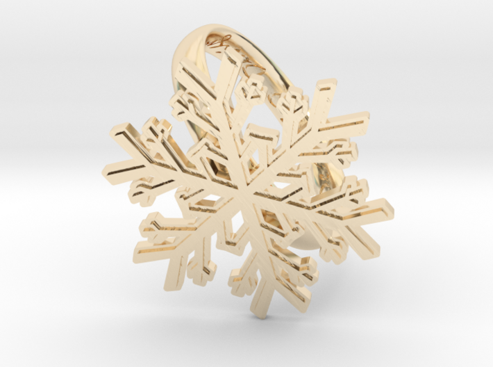 Snowflake Ring 1 d=19.5mm h35d195 3d printed