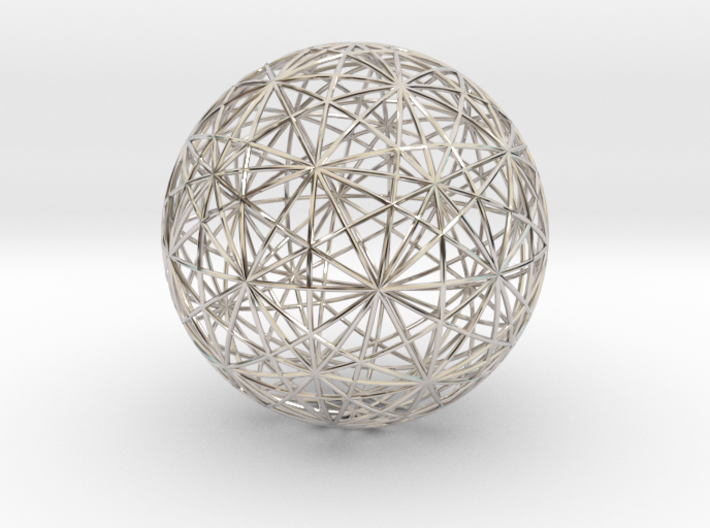 Symmetry sphere for icosahedron 3d printed