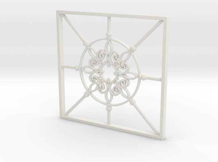 Wrought Iron railing 1:20 scale 3d printed