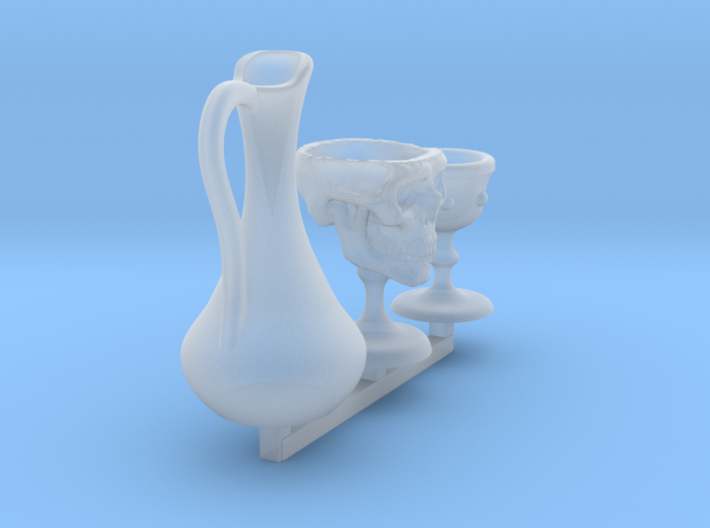 Chalice of Malice - Drinking Skull Set for 1:48 3d printed