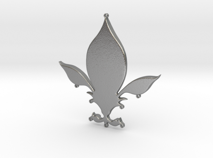 Fleur-de-lys pendant 3d printed