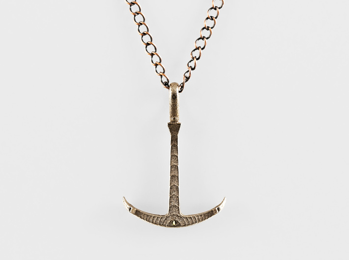 Anchor Necklace - Flat 3d printed 