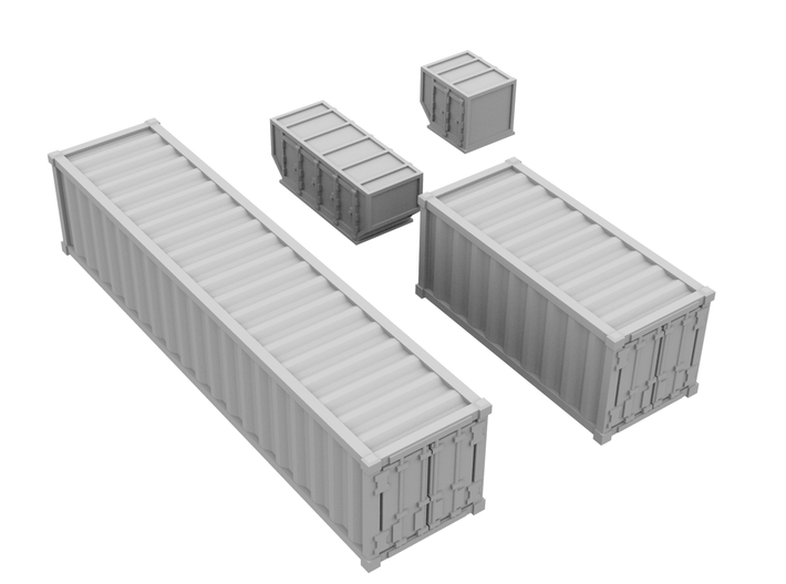 1:500_Containers [x40][A] 3d printed 