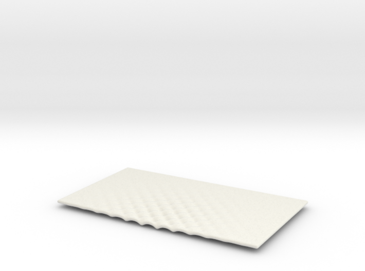 DRAW geo - business card fading quilted pattern 3d printed 