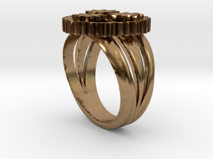 SteamPunk Ring BETA 3d printed