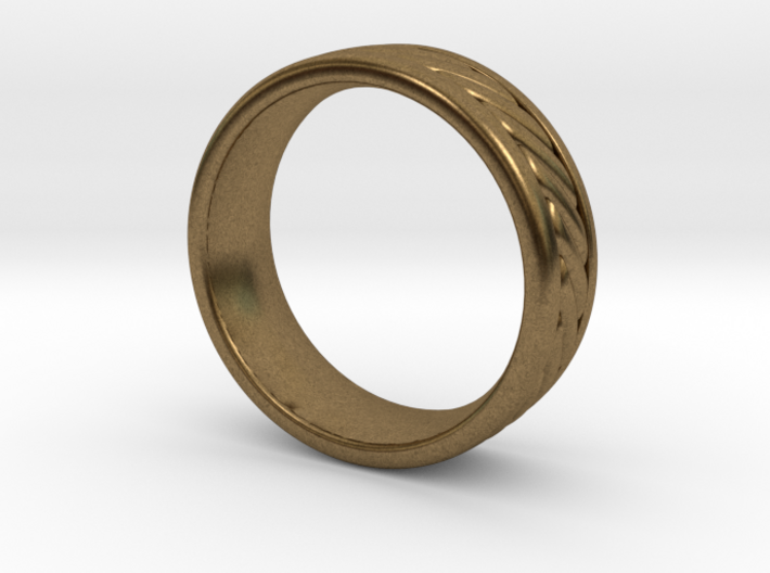Nautical Rope Ring - Size 8.5 3d printed