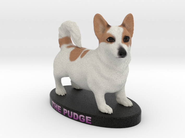 Custom Dog Figurine - Pudge 3d printed
