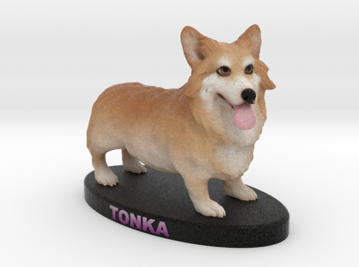 Custom Dog Figurine - Tonka 3d printed