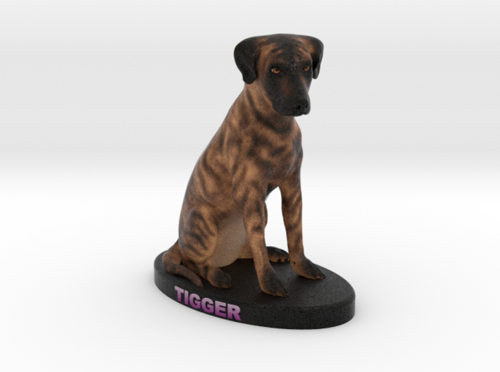 Custom Dog Figurine - Tigger 3d printed