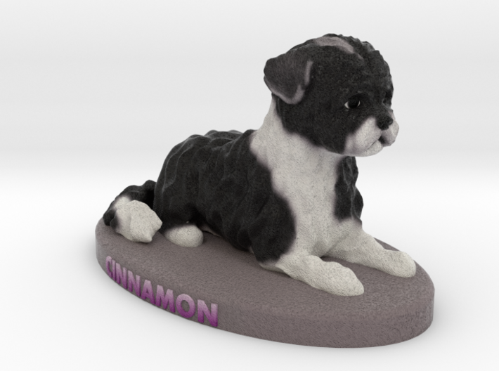 Custom Dog Figurine - Cinnamon 3d printed