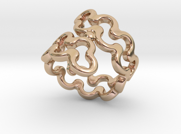 Jagged Ring 15 - Italian Size 15 3d printed