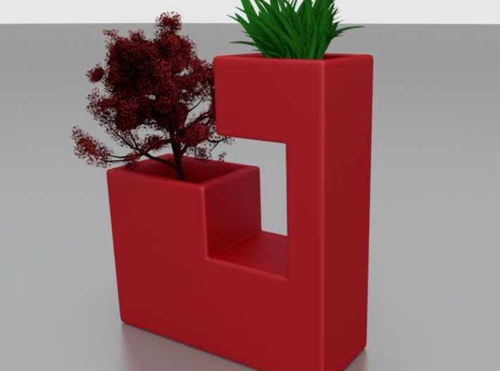 Mini planter 1 3d printed render
