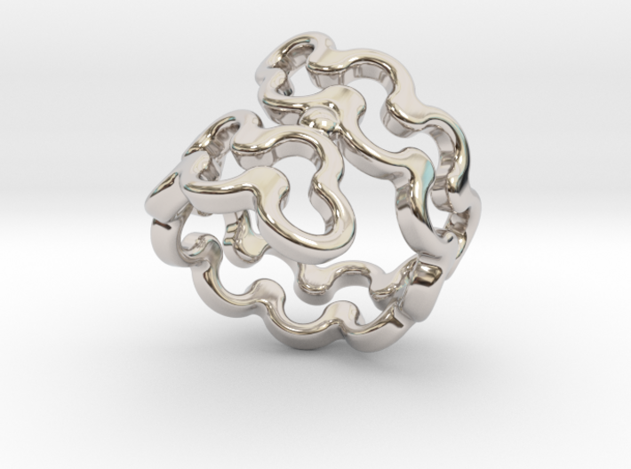 Jagged Ring 31 - Italian Size 31 3d printed